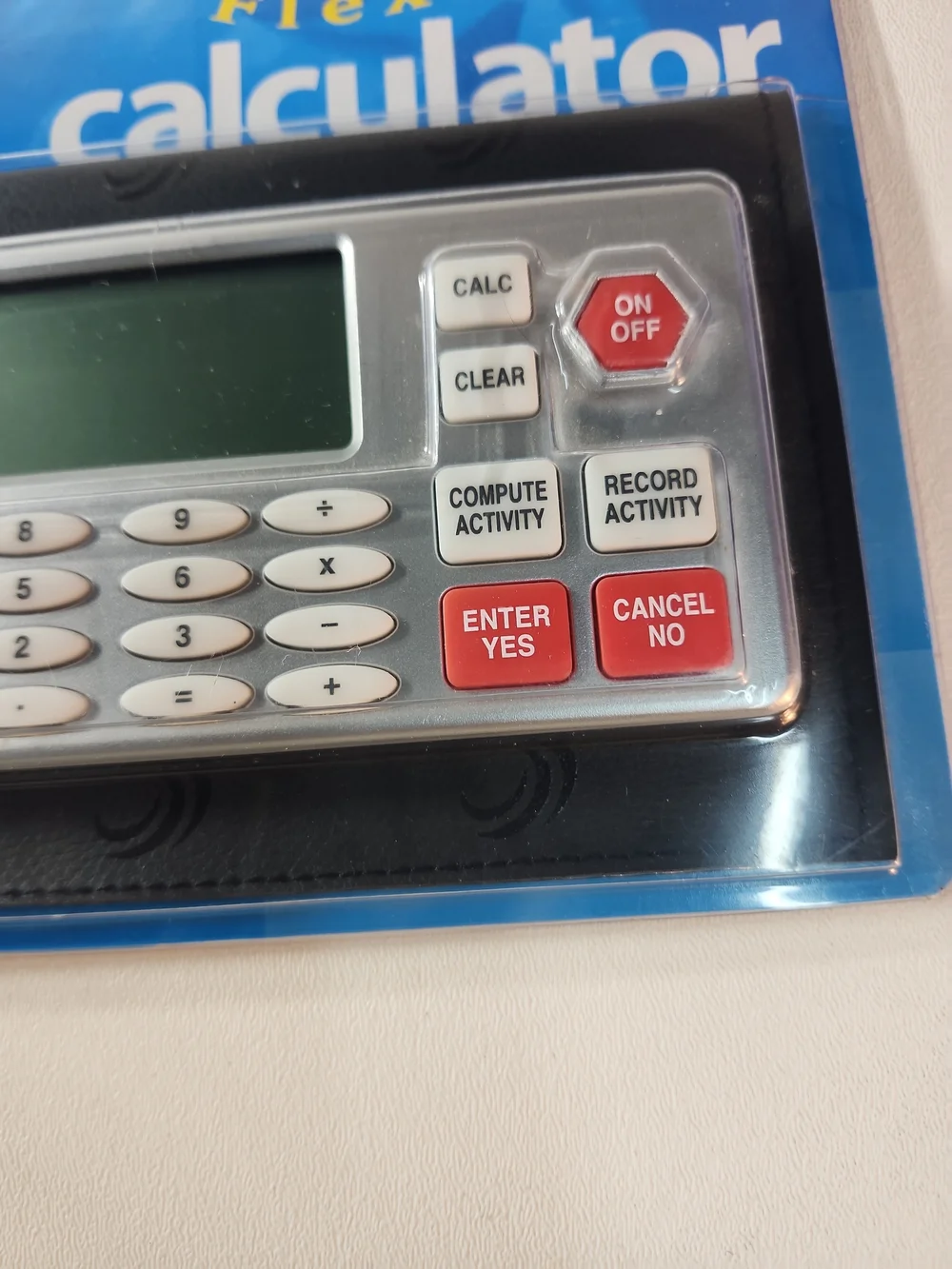 Weight Watchers Silver Calculator with Red and White Buttons